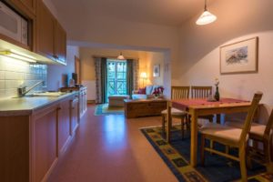 Ferienwohnung Gartenblick Wohnküche