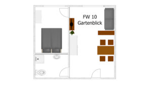 FW Gartenblick Wohnungsplan
